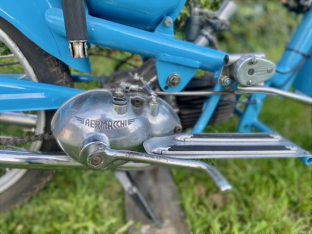 Aermacchi 125 U/N de 1954 – Prototipo, Rara Ligera Italiana, Estado Casi Perfecto